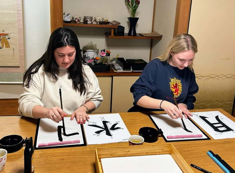 Kyoto: Local Home Visit and Japanese Calligraphy Class - What you take home: your calligraphy on washi paper