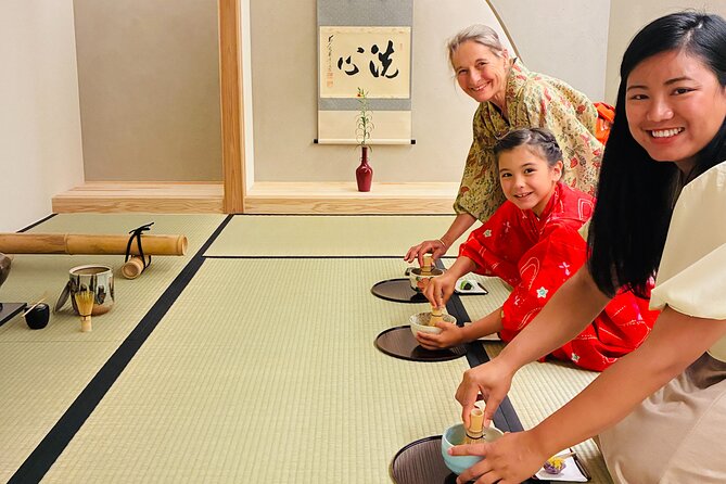 Kyoto: Newly Opened Tea Ceremony - Sanjo Chasuian - Two bowls of matcha: a host pour and your own whisking round