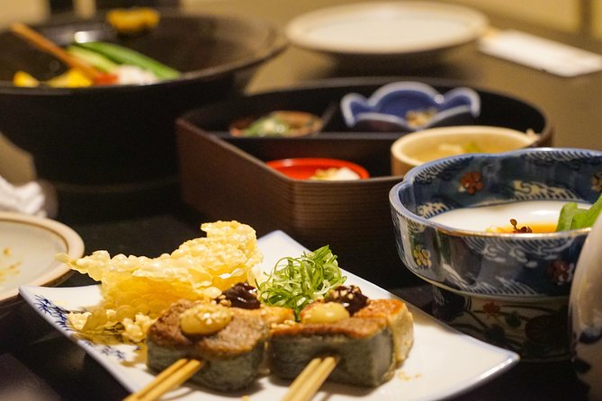 Kyoto Night Foodie Tour in Gion (9+ dishes + 6 Sake tastings) - Price and value at about $163.49 for a full dinner night