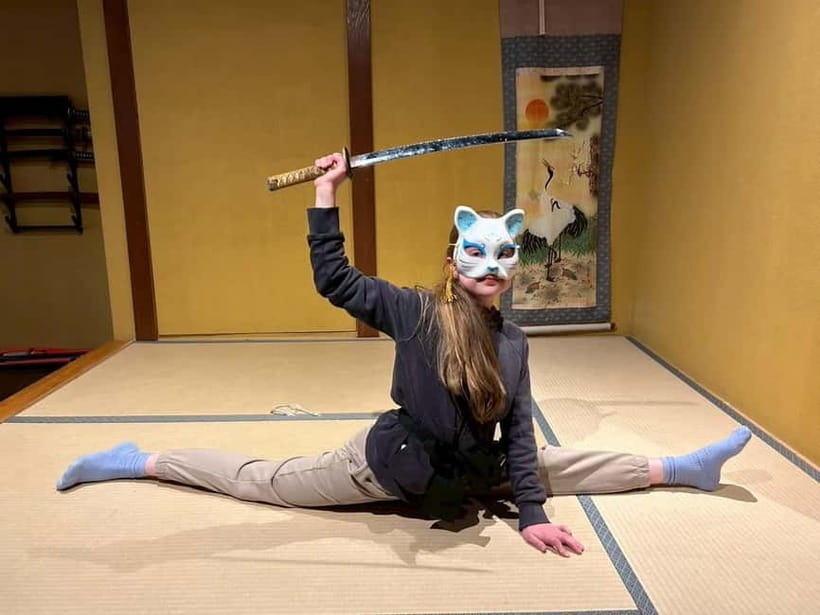 Kyoto: Ninja Experience Cafe Kyoto Gion - Training Time: Shuriken, Blowgun, and Katana (What You Really Do)