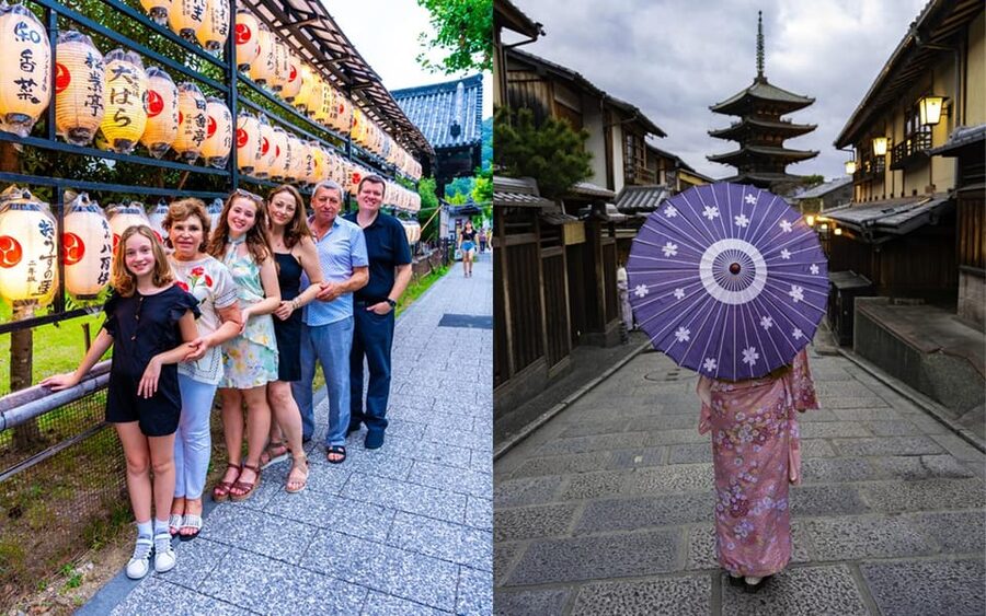 Kyoto: Private Gion District Photoshoot Experience - Yasaka Koshindo and Gion streets: getting color and texture in your photos