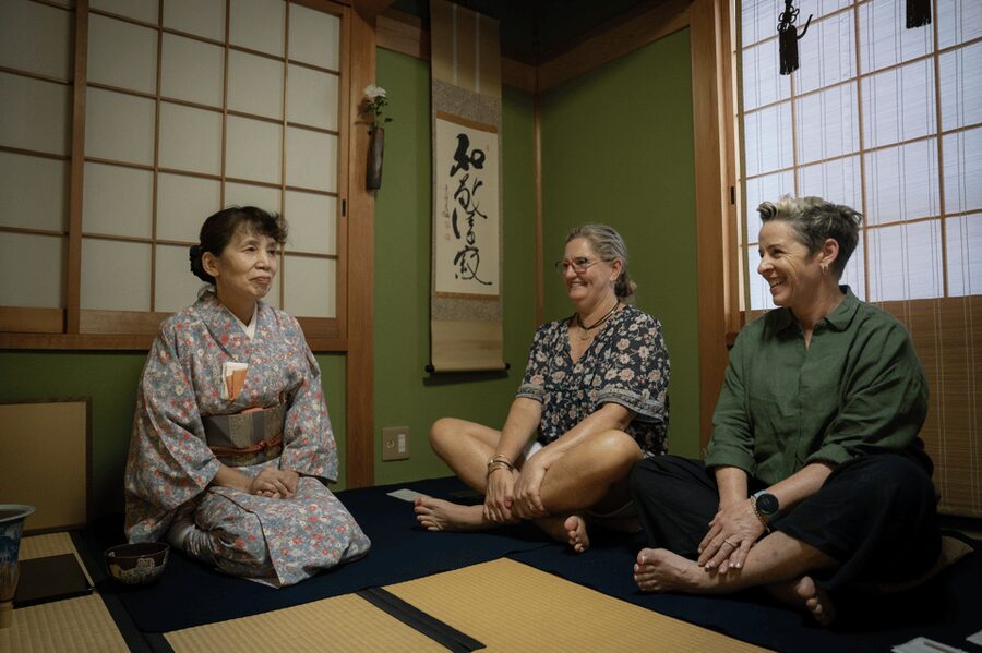 Kyoto: Tea Ceremony Experience in a Small Tea Room - Traditional dried sweets and the taste pairing