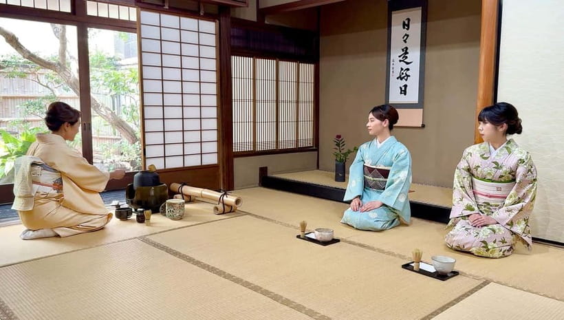 Kyoto: Tea Ceremony in 100-year-old Kyo-Machiya Townhouse - Gojo Shop kimono timing, and when your tea actually begins