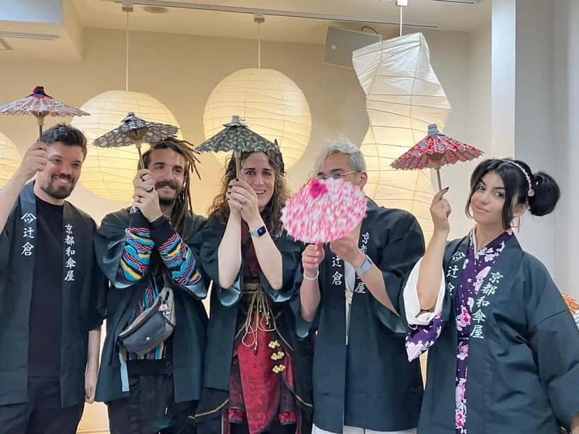 Kyoto: Traditional Mini Umbrella Making Workshop - Step by Step Crafting, and Why the Details Take Time