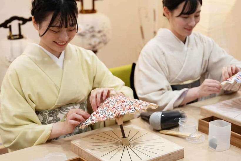 Kyoto: Traditional Mini Umbrella Making Workshop - The Calm Shop Atmosphere That Helps You Focus