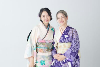 Let’s make kimono !(Kimono is a gift for you