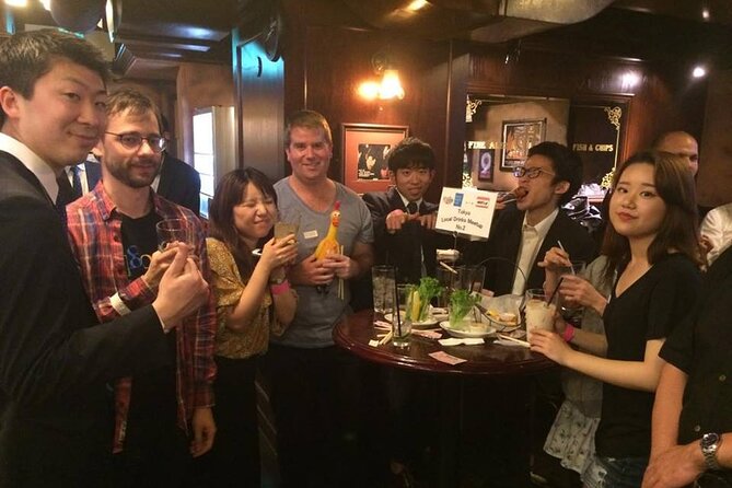 Meet Locals experience Fun Chat Drink Osaka International Party - How wristbands and table signs cut through awkwardness