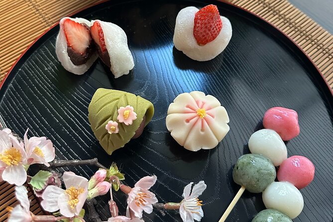 Mochi and Nerikiri Wagashi Combination Cooking Class - Dango on skewers: small bites you can actually share