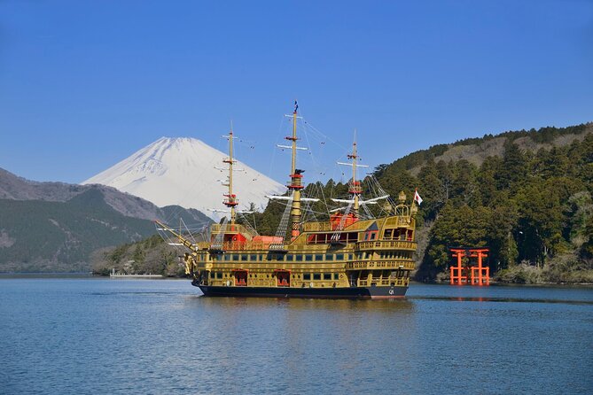 Mt. Fuji & Hakone: Fuji Sengen Shrine, Cruise, and Ramen-Making - Lake Ashinoko cruise: the Fuji photo, weather permitting