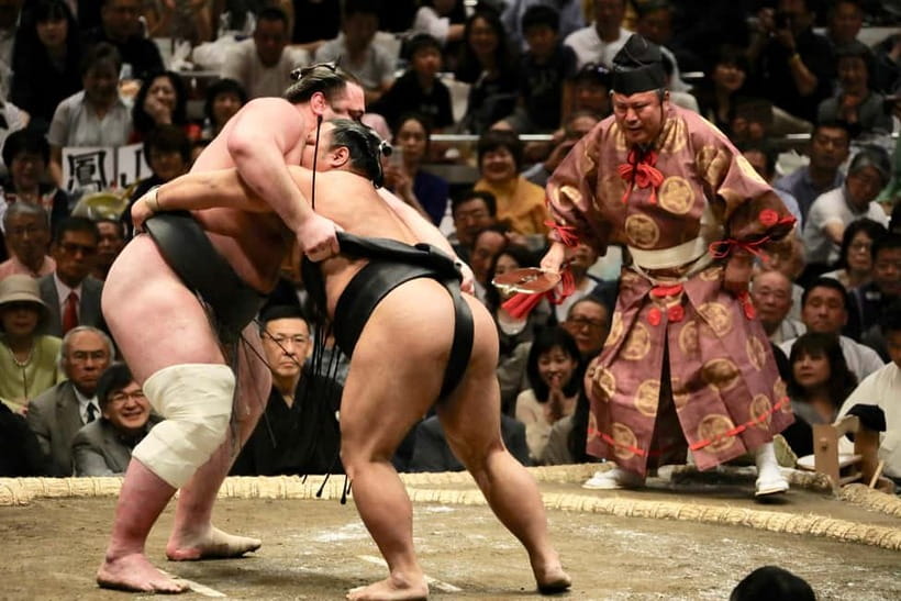 Nagoya: Grand Sumo Tournament Tour - Earphones in the arena: clearer commentary where you’d normally miss everything