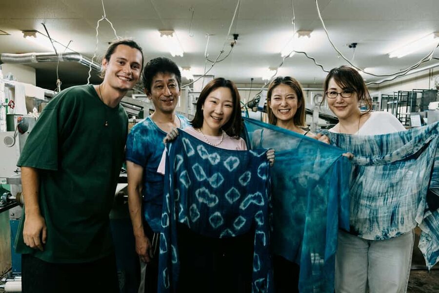 Natural Indigo Dyeing with Local Masters (Private Atelier) - A 300-Year-Old Indigo Studio in Kyoto, Not a Set