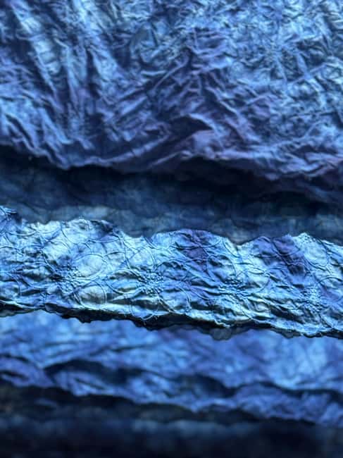 Natural Indigo Dyeing with Local Masters (Private Atelier) - Sukumo Fermented Indigo Vats and the Blue You Can See Form