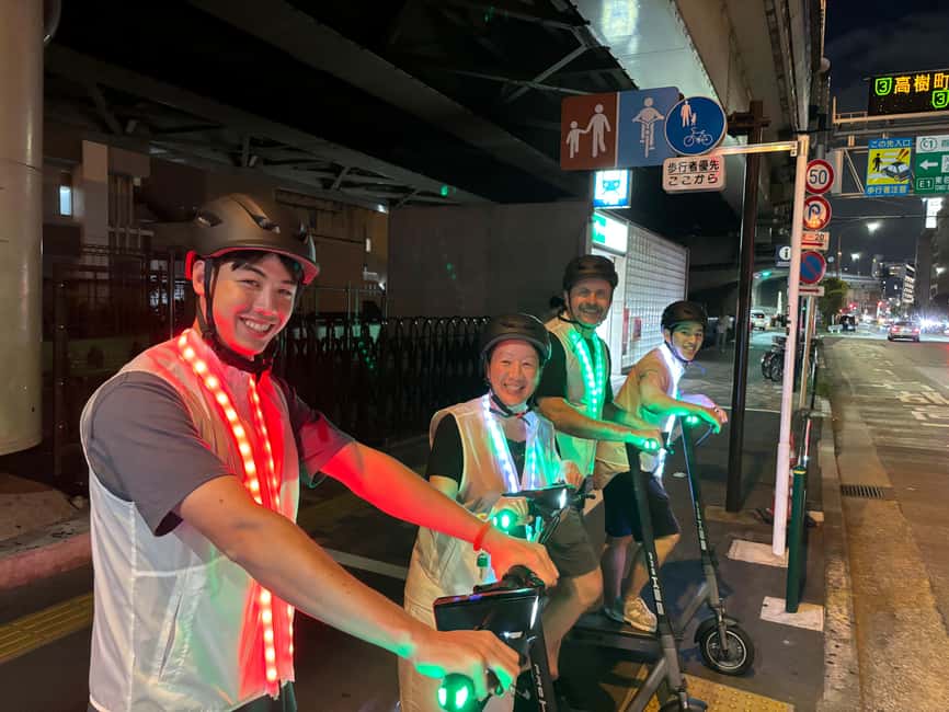 Night E-Scooter Ride to Tokyo Tower - No License Needed - Why an e-scooter night ride makes Tokyo Tower feel new