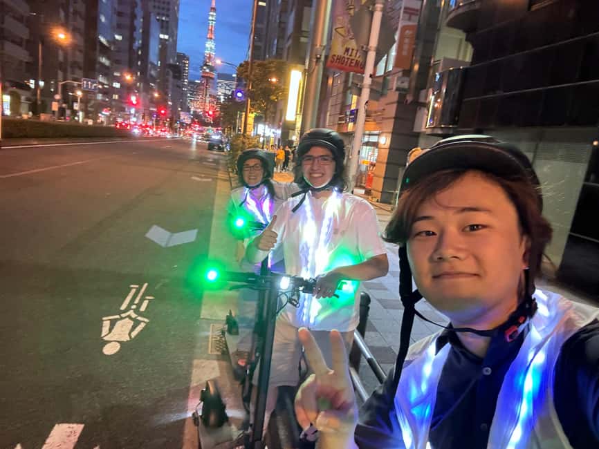 Night E-Scooter Ride to Tokyo Tower - No License Needed - Zojo-ji Temple photo stop: quick, meaningful, and easy to fit
