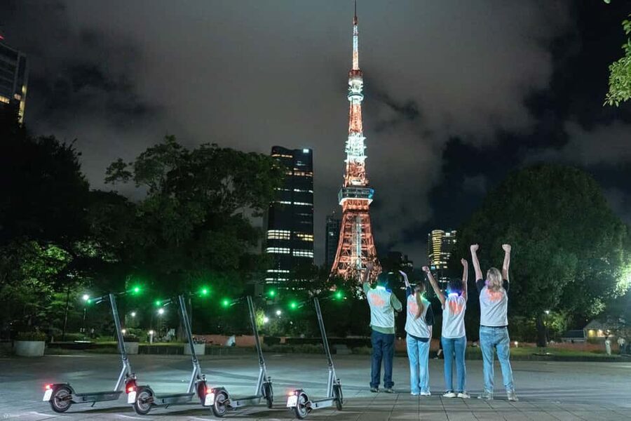 Night E-Scooter Ride to Tokyo Tower - No License Needed - Price and value: what you pay for at $56 and what you should plan for
