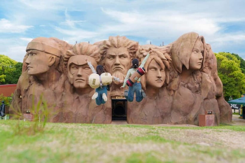 Nijigen No Mori:Naruto & Boruto Theme Park Entry Ticket - Entering Naruto’s Hidden Leaf Village gates on Awaji Island