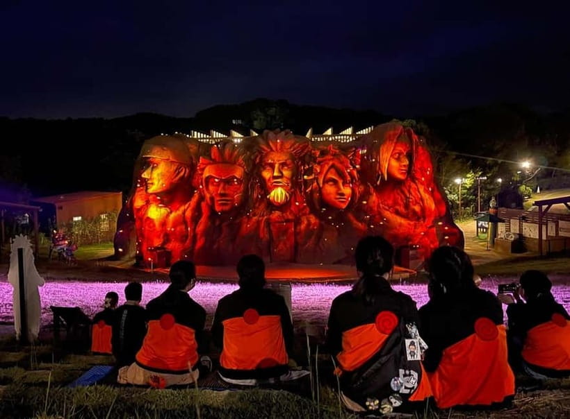 Nijigen No Mori:Naruto & Boruto Theme Park Entry Ticket - Chinomaki Mission Rally: sealing evil with stamps and hand signs