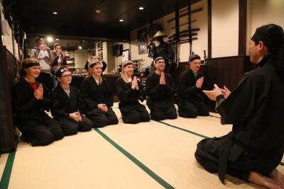 Ninja 1-hour Hands-on Lesson by Japanese master in Kyoto -Entry
