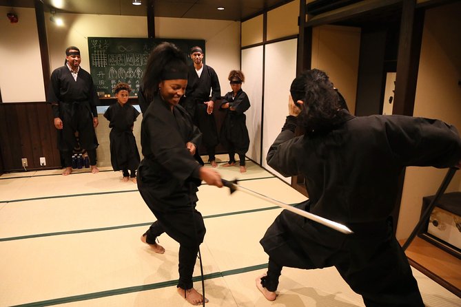 Ninja 1-hour Hands-on Lesson by Japanese master in Kyoto -Entry - Sword Training in a Beginner-Friendly Dojo Setup