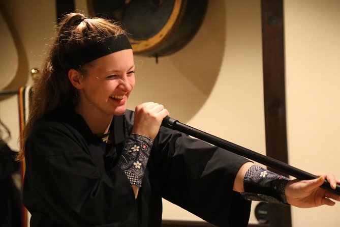 Ninja 1-hour Hands-on Lesson by Japanese master in Kyoto -Entry - Kunai, Shuriken, and Blowgun Darts: Safe, Focused Weapon Practice