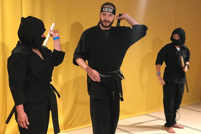 Ninja Experience (Family Friendly) at Samurai Ninja Museum KYOTO - The Training Block: Stealth Techniques Plus Shuriken-Style Throwing