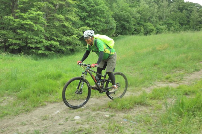 Nopporo Forest Mountain Bike Tour from Sapporo, presenting a retro Cycle cap - Getting from Sapporo to Nopporo without making it complicated