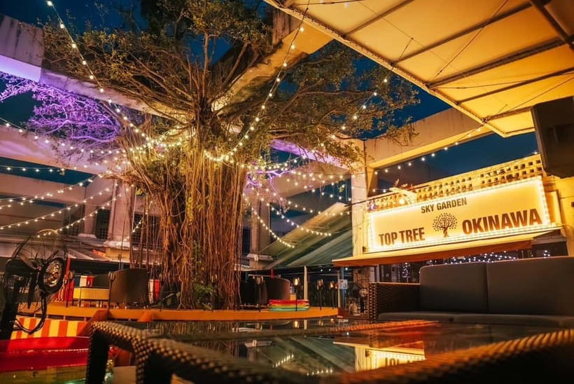 Okinawa:Sky BAR TOPTREE Nightclub Entry Ticket+Drink & VIP - TOP TREE OKINAWA on Kokusai Street: what this place really is