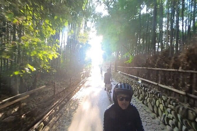 ONLY YOU in the Bamboo Forest! 4 hours E-bike tour with a local - The long middle segment near Tenryu-ji: time for the guided “why”