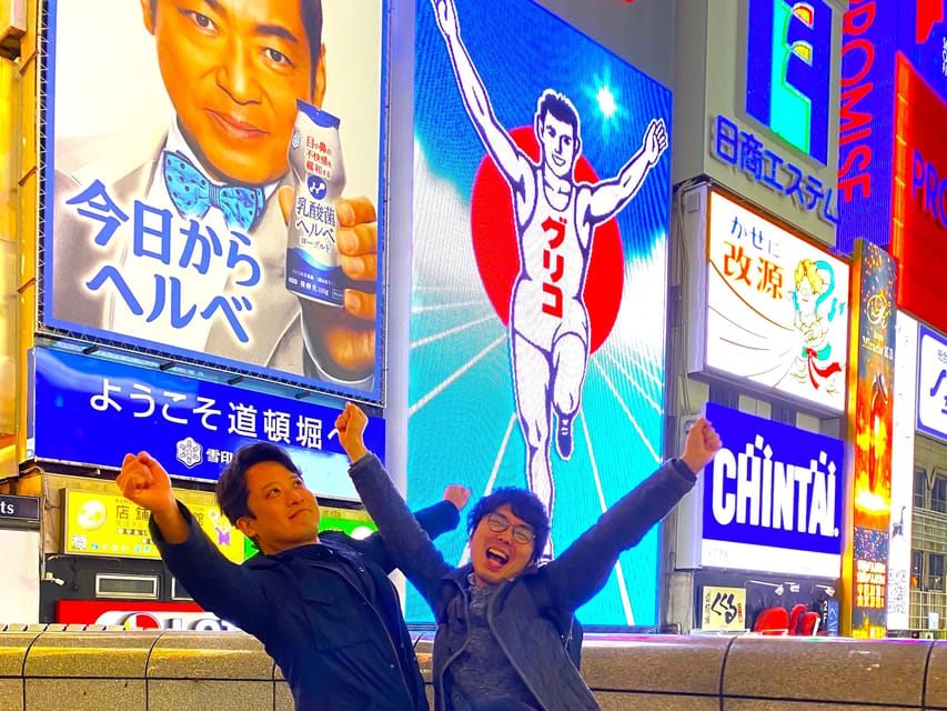 Osaka: 2-Hour Local Street Food Tour – Dotonbori & Namba - Street food stops: takoyaki, takosen, taiyaki, and the snack mix that makes sense