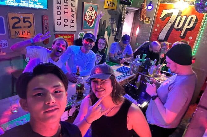 Osaka American village Bar hopping tour - Stop by Stop: Nishishinsaibashi Bars, Karaoke, and Getting Into the Groove