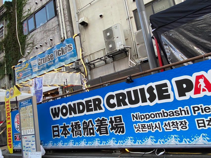 Osaka: Dotonbori District River Cruise with Drink Discount - The 20-minute route: what you will see from the water