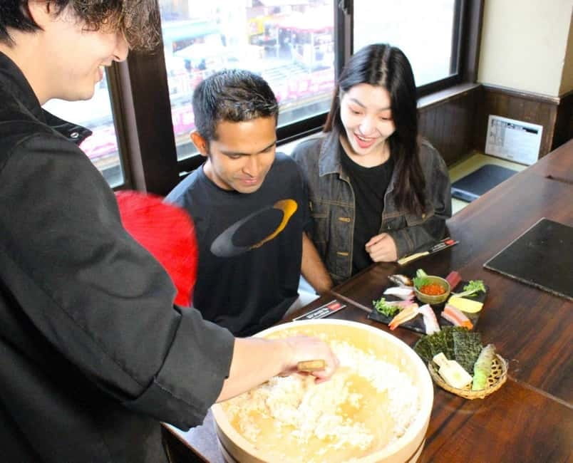 Osaka Dotonbori: Hand Roll Sushi Experience - Price in Osaka terms, 8,000 yen and what you get for it