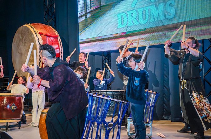 OSAKA:Feel the Power! Learn Taiko Drum from Professionals - Stop at Tempo Harbor Theater: what happens during your session