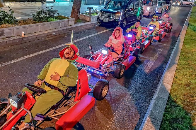 Osaka Go Karting Tour with Funny Costume - Where It Starts in Nippombashi and How Gear-Up Works