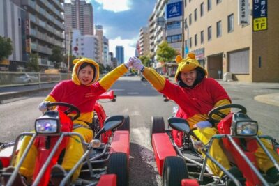 Osaka Go Karting Tour with Funny Costume