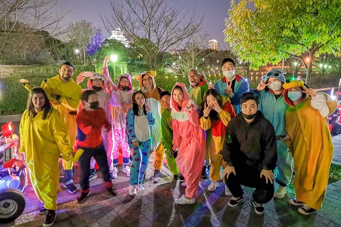 Osaka Go Karting Tour with Funny Costume - Tsutenkaku Tower and Local Food Streets on the Same Loop