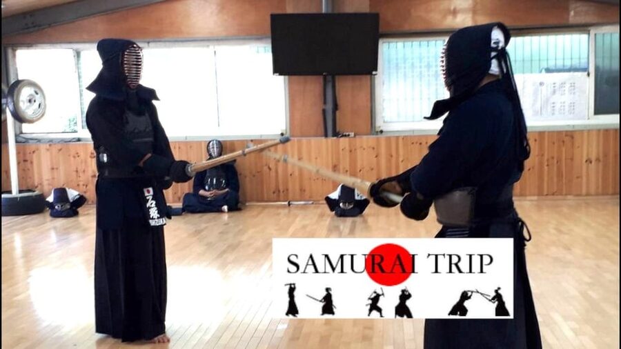 Osaka: Kendo Workshop Experience - The 2-Hour Flow: Ritual, Practice, Men Face Protector, Then a Mini Match