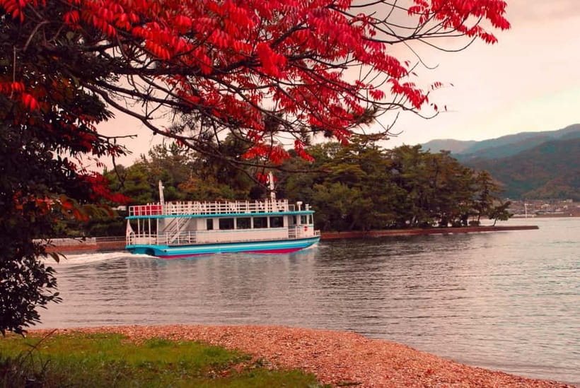 Osaka/Kyoto: Amanohashidate & Miyama Tour with Boat & Lunch - Amanohashidate by boat: the sandbar view from the water