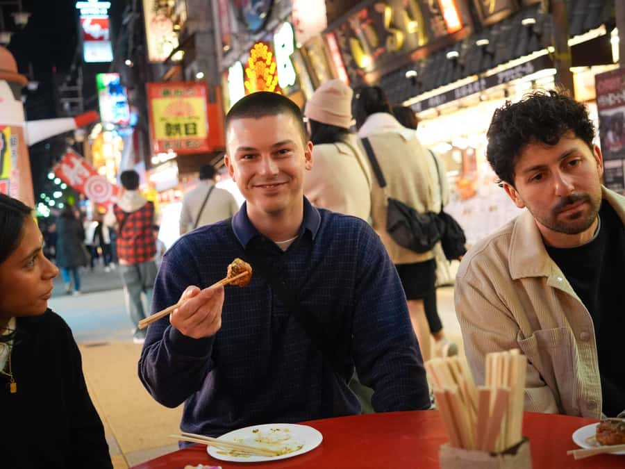 Osaka Morning Tour: Shitennoji Temple, Shinsekai &Doutonbori - Private guide perks: Ben, Hiro, and Sena in plain human terms