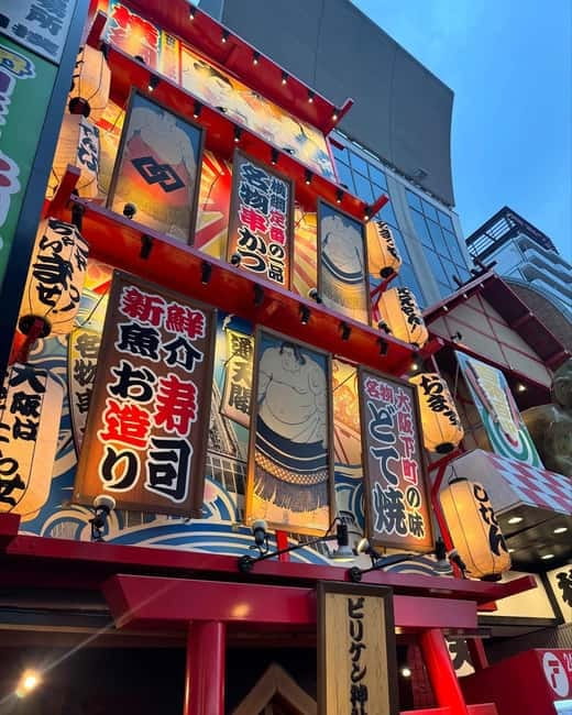 Osaka & Nara: Private Tour with English speaking guide - Dotonbori neon bites and Shinsekai retro charm near evening