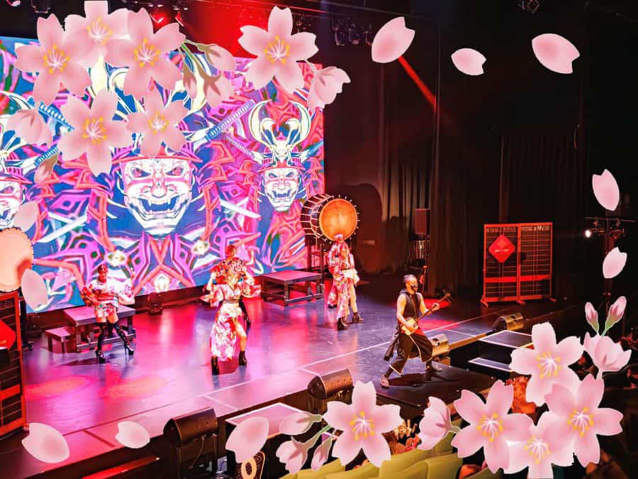 OSAKA NIGHT FUSION Japanese Taiko Kabuki Samurai Dance Show - The dance music twist: why it works for beginners