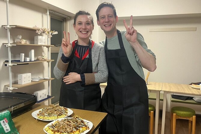 Osaka Okonomiyaki Cooking Class "Learn here and make it at home" - Osaka’s okonomiyaki and takoyaki, taught hands-on