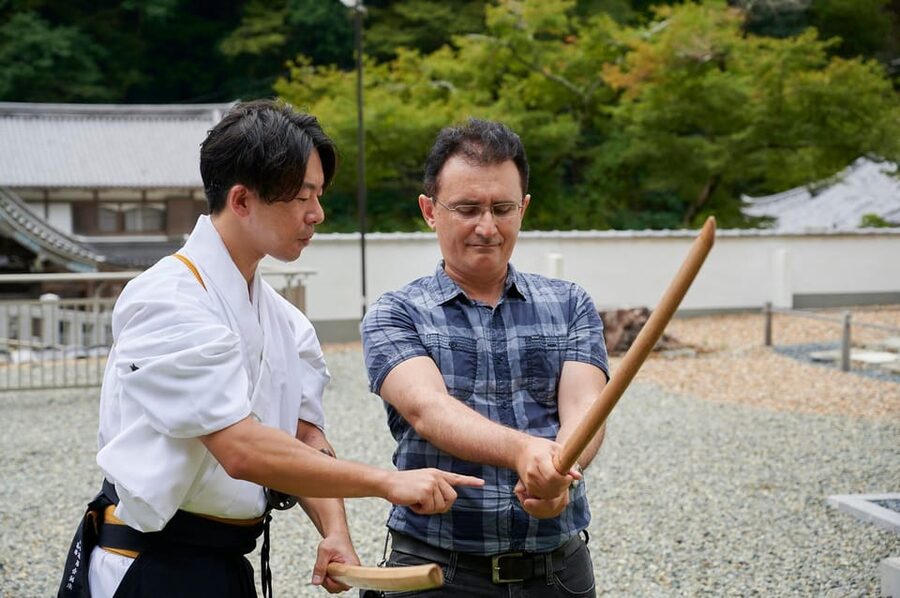 Osaka: Private Samurai Experience - Train with Sword Master - Temple tour time: history you can actually connect to the training