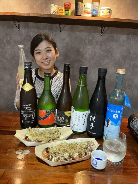 Osaka Sake Tasting with Takoyaki Cooking - The tasting menu: more than 10 sakes, then pick your favorites