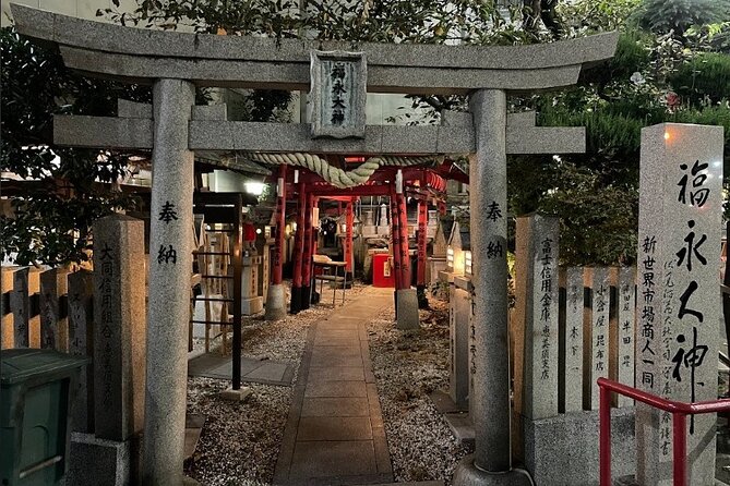 Osaka: Shinsekai Food Tour - 13 Dishes at 5 Local Eateries - Tsutenkaku Tower: the photo spot with real neighborhood energy