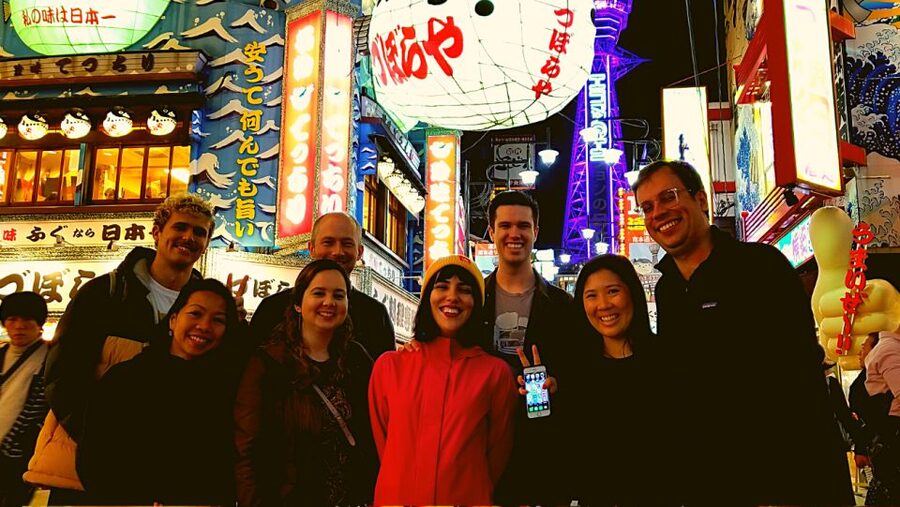 Osaka: Shinsekai Food Tour with 13-15 Dishes at 5 Eateries - Gyoza stop: specialized dumplings, crisp bites, and a change of pace
