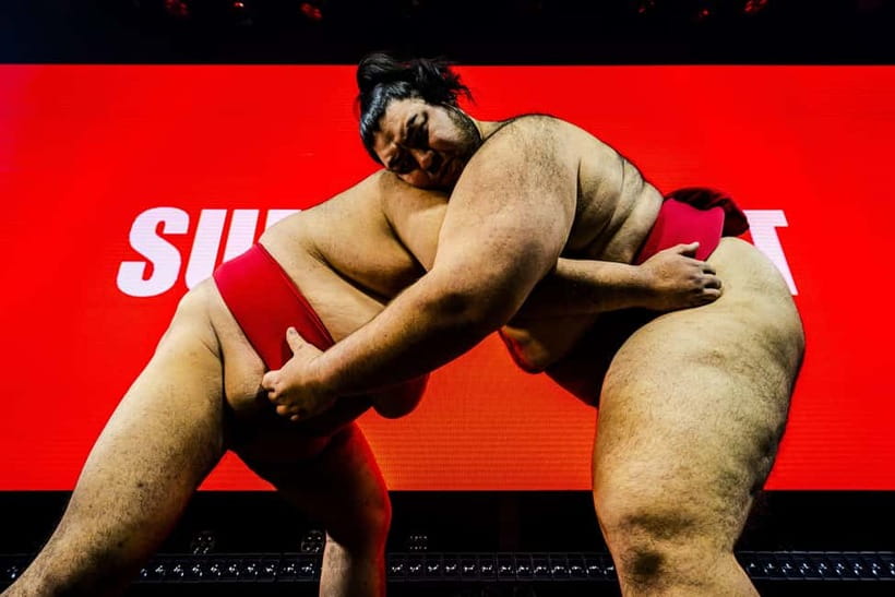 Osaka:SUMO BEATS SHOWCASE: Taiko Drum and Wagyu burger! - Timing That Keeps the Night Smooth (Reception, Seating, Food)