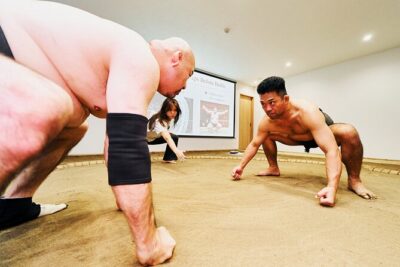 Osaka Sumo Experience with Live Show and Audience Challenge