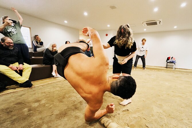 Osaka Sumo Experience with Live Show and Audience Challenge - Group Size, Visibility, and the Mobile Ticket Advantage