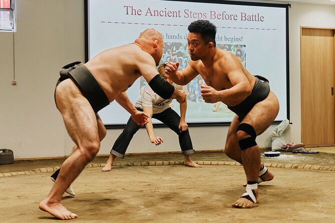 Osaka Sumo Experience with Live Show and Audience Challenge - What to Wear, and the Sumo Gear Fit Consideration